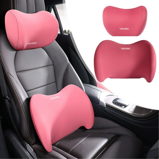 Lumbar Pillows Headrest Pillow Lumbar Support Pillows For Office Chair Ergonomic Foam Back Pillows For Car Back Support For Office Chair Car Bed