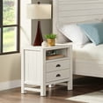 thumbnail image 2 of Arden 2-Drawer Wood Nightstand/Driftwood White, 2 of 9