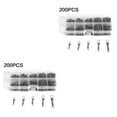 thumbnail image 4 of relayinert High-Performance Coarse Sea Carp Fishing Tackle with Small Hook Line Link Connector Swivels 200 pcs 2Set, 4 of 6