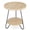 Natural, variant on Resenkos Sofa Side End Table, End Table, Couch Table,Round End Table, 2-Tier Side Table Accent Table with Metal Legs,Brown