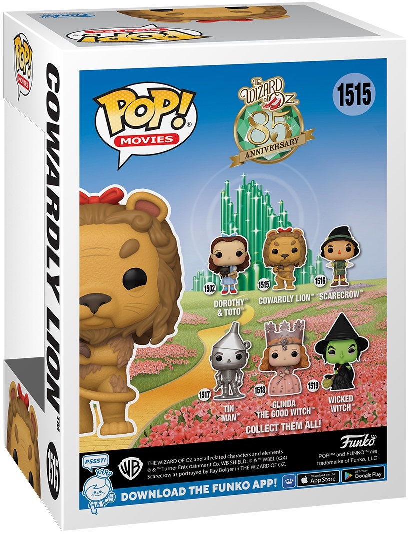 FUNKO POP! MOVIES: The Wizard of Oz - Cowardly Lion (FL) (Styles May Vary)