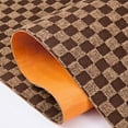 thumbnail image 7 of BESTVUE Area Runner Rug Outdoor Non Slips Carpet Runners Indoor Utility Rugs Mat for Kitchen Hallway Entryway Garage with Rubber Backing Brown Plaid 3ft x 10ft, 7 of 7
