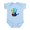 Sky Blue, variant on CafePress - Hand Infant Bodysuit - Baby Light Bodysuit, Size Newborn - 24 Months