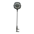 thumbnail image 4 of Ventilador personal con cuello flexible, giratorio 360 degree, silencioso, con clip, mini ventilador USB 3 Negro 1200mAh, 4 of 9