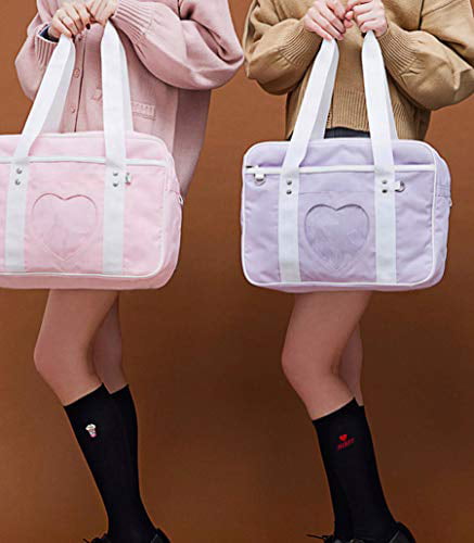 Bag For Anime Lovers Portable Doll Bag Ita Transparent Bag Anime Canvas Bag Cute Anime Handbag Cute Shoulder Bag Kawaii Japanese Bag