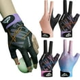 thumbnail image 3 of Gants d'Entraînement de Billard à 3 Doigts Gants de Billard Ajustables Snooker Queue Gant de Sport Accessoire de Billard Extensible Rose Rouge S Main Gauche, 3 of 6