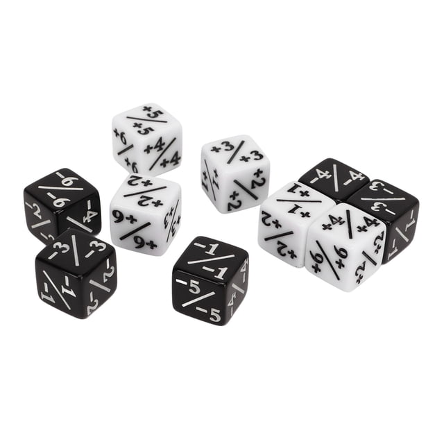 Dados de dos lados, 20 piezas de 16 mm, dados positivos y dados, contador de calidad en la que puede confiar