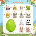 thumbnail image 3 of Huevos de Pascua Letapapa precargados con marionetas de animales, 12 unidades, 3 of 7
