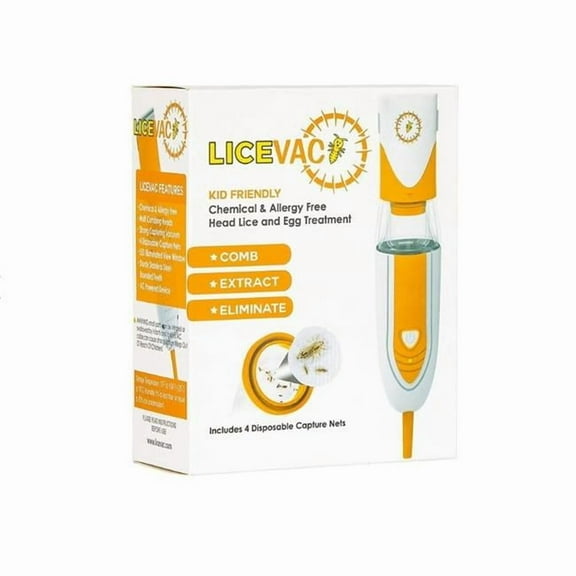 DDI 2353920 Lice Vac Head Lice & Egg Electric Vacuum Comb