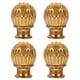 thumbnail image 1 of GOOHOCHY 4 piezas de extremo de barra romana, barra de cortina de moda, cabezal decorativo, pieza de barra de cortina delicada, 1 of 8
