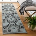 thumbnail image 3 of SAFAVIEH Kilim Vasiliki Tribal Area Rug, Grey/Black, 4' x 6', 3 of 5
