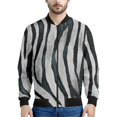 thumbnail image 5 of Chaqueta de vuelo para hombre y mujer, novedad de 2024, con estampado 3D de tigre de Harajuku, estilo hip hop callejero, chaquetas de bombardero con cuello alto, camisetas de manga larga, 5 of 5