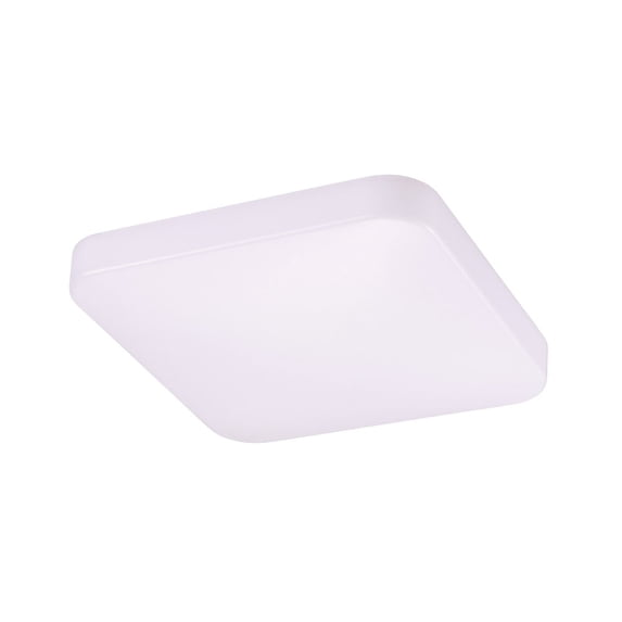 TriGlow 11" LED Square Cloud Flush Mount Fixture, 4000K (Cool White) Light Fixture, Dimmable, ETL and Energy Star Qualified