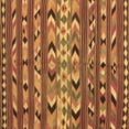 thumbnail image 1 of Ahgly Company Indoor Square Oriental Brown Traditional Area Rugs, 7' Square, 1 of 4