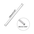 thumbnail image 2 of 2mm x 100mm 304 Stainless Steel Solid Round Rod for DIY Craft - 2Pcs, 2 of 3