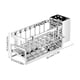 thumbnail image 3 of Estante Colgante de Acero Inoxidable para Fregadero de Cocina | Escurridor Compacto con Organizador de Utensilios Extraíble y Toallero Integrado | Organizador de Especias Resistente a La Oxidación pa, 3 of 6