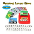 thumbnail image 4 of Juego de letras a juego, alfabeto, ortografía, lectura, reconocimiento de patrones con 52 bloques de Irfora Bandeja a juego, 4 of 7