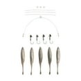 thumbnail image 3 of Berkley Triple Minnow Rig Kit, 5in, Electric Shad, 3 of 5
