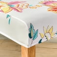 thumbnail image 2 of Chair Covers for Dining Room Printed Dining Chair Covers (Dream Flower, 6 PCS), 2 of 6