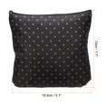 thumbnail image 2 of Unique Bargains Sacs à Collation et Sandwich Réutilisables en Tissu 7,7 x 7,3 Po Sacs à Lunch à Fermeture Éclair Pochette à Collation Rangement pour Aliments Lot de 2 Noir, 2 of 7