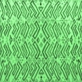 thumbnail image 1 of Ahgly Company Indoor Square Abstract Emerald Green Modern Area Rugs, 7' Square, 1 of 4