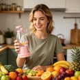 thumbnail image 6 of Leeye Portable Smoothie Blender, Personal Size USB C Rechargeable Juicer for Travel, Mini Fruit Shake Maker for Gym Home Kitchen, Blue, 6 of 8