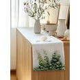 thumbnail image 5 of Table Runner 72 Inches Long for Kitchen Dining, Modern Green Leaf Dresser Scarf Farmhouse, Dining Table Decorations for Wedding/Parties, Summer Botanical Chic Plant 13 x 72 In, 5 of 8