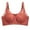 Brown, variant on biudgviw Front Closure Bras for Women Wireless Adjustable Strap Full Coverage Bras Breathable High Support Mesh Bralettes