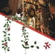 thumbnail image 5 of Guirnalda de flores artificiales con hojas verdes, adornos colgantes estilo B, 5 of 9