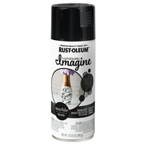 4 Pack, Black, Rust-Oleum Craft & Hobby Imagine Marble Spray Paint- 358008, 10 oz.