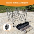 thumbnail image 3 of Pop Up Gazebo11'x11', Double Ventilated Roof, Waterproof UV Protected Canopy with Mosquito Netting, Portable Party Tent with Backpack, 3 of 8