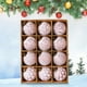 thumbnail image 1 of Seyotauo 12 Pcs Christmas Ball Ornaments Set - Shatterproof Plastic Christmas Tree Decorations Christmas Decorative Hanging Ornaments Xmas Decorative Hanging Ball Ornaments for Holiday, 1 of 7