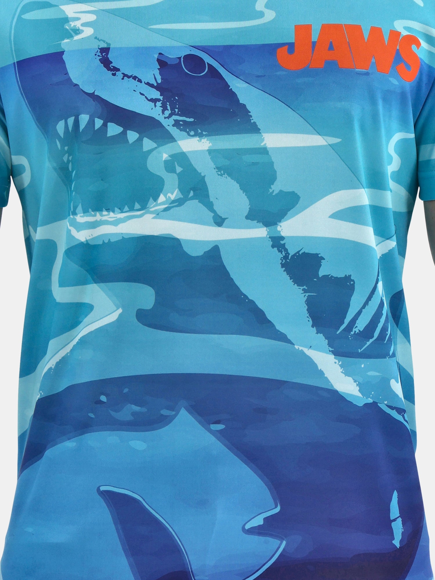 Jaws Men's and Big Men's Graphic Tee with Short Sleeves, Sizes S-3XL