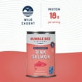 thumbnail image 2 of Bumble Bee Pink Salmon, Wild Caught, Gluten Free, 18g Protein per Serving, Ready to Eat, Shelf Stable Can, 14.75oz, 2 of 8