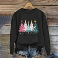 thumbnail image 4 of FDGIU Funny Christmas Hoodie for Women - Lightweight Pullover with Pockets, Holiday Graphic Sweatshirts, 4 of 4