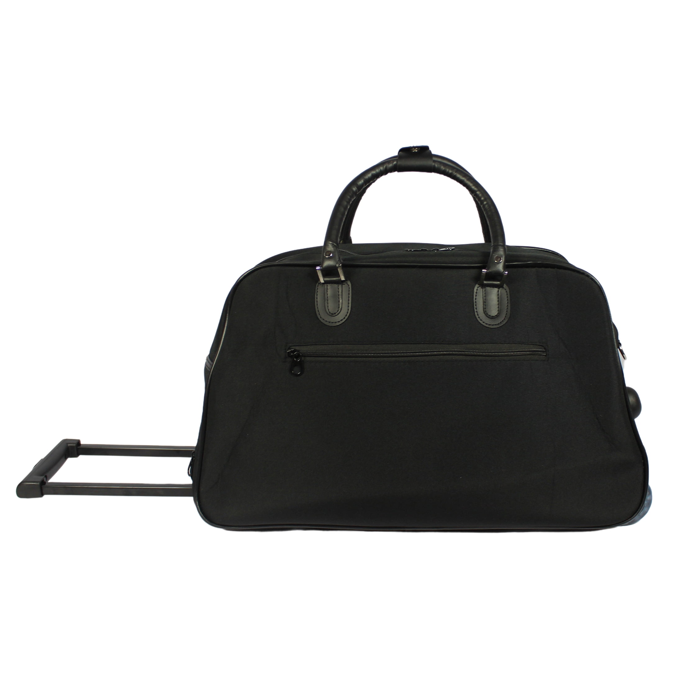 CalBags 21-inch Carry-On Rolling Duffel Bag - Black