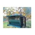 thumbnail image 2 of Audubon 7454 11" X 7" Dark Green Steel Seeds 'N More Bird Feeder, 2 of 7