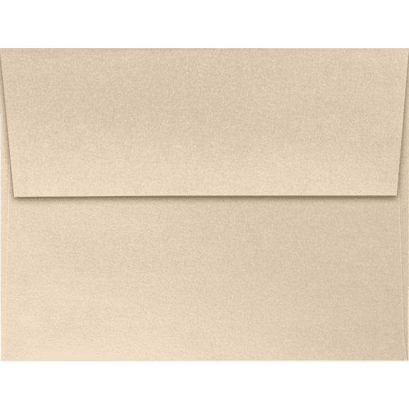 LUXPaper A2 Peel & Press Invitation Envelopes, 4 3/8 x 5 3/4, 80 lb. Taupe Metallic, 500 Pack