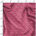 thumbnail image 2 of Soimoi Pink Rayon Fabric Leaf Floral Fabric Prints By Yard 56 Inch Wide, 2 of 6