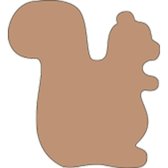 SHAPES ETC. Sticky Shape Notepad - Squirrel