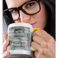 thumbnail image 2 of 3drose, Image of Keep Calm and Happy 25th Anniversary with Crown, 15oz Two-tone Yellow Mug, 2 of 6