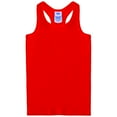 thumbnail image 2 of Basico Girl's Racer Back Tank Top 100% Cotton Sleeveless, 2 of 6