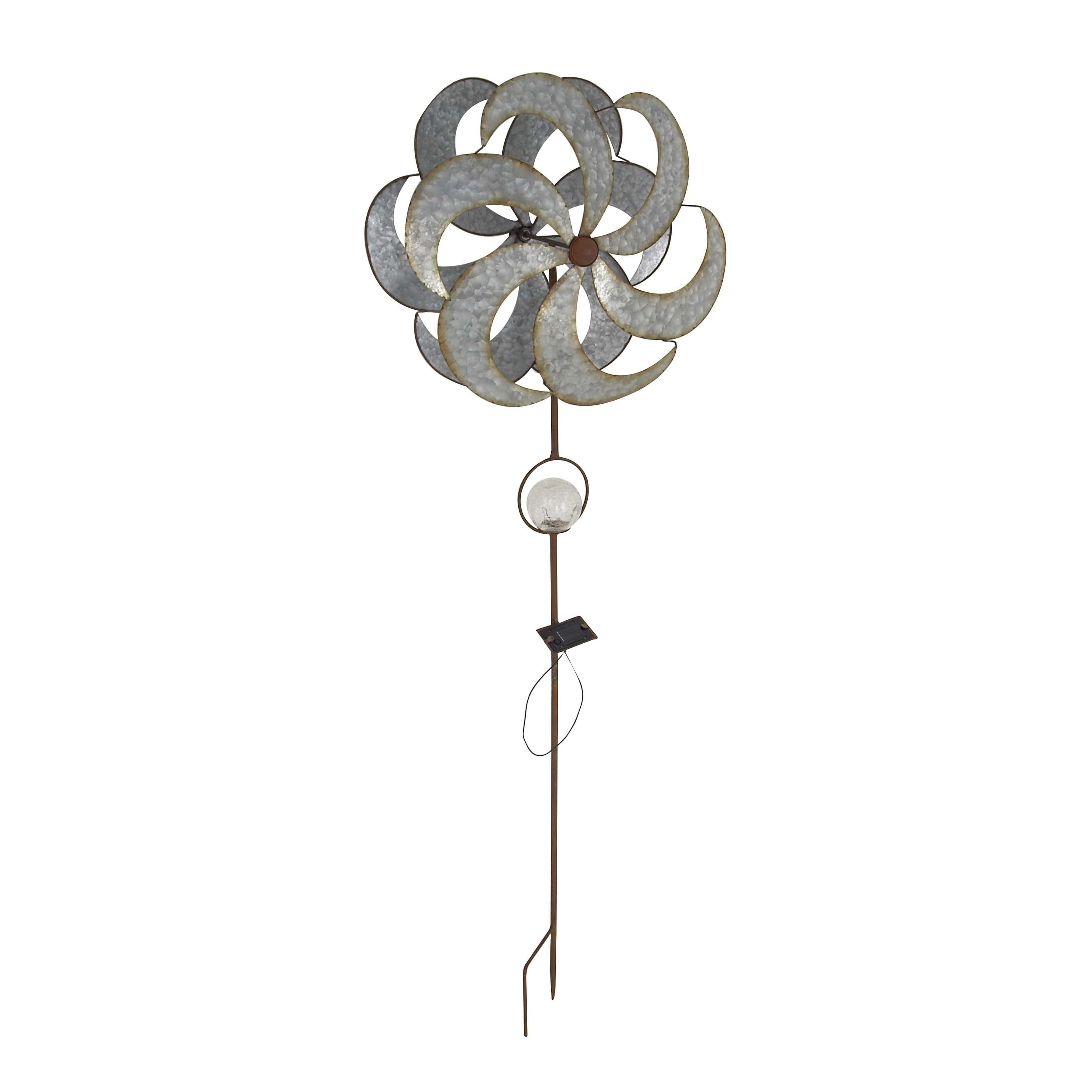 Studio 350 The Gray Barn Jartop Rustic Iron Solar 6-Bladed Windmill by Overstock