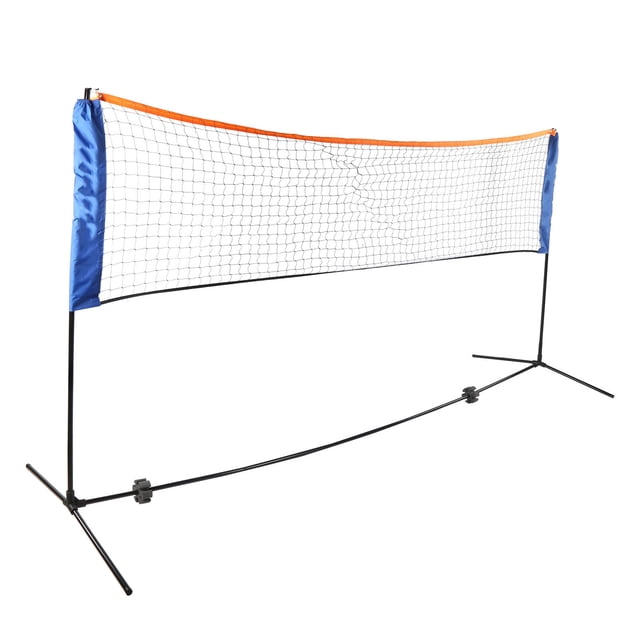YLSHRF Badminton Net With Stand,Portable Folding Badminton Net Rack Adjustable Tennis Net For Indoor Outdoor Game,Badminton Net Rack