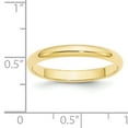 thumbnail image 2 of Primal Gold 10 Karat Yellow Gold 3mm Half Round Band Size 12, 2 of 4