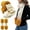 ellowY, variant on Mozzarella Stick Scarf, Mozzarella Cheese Stick Scarfs Funny Cheese Pull Knit Long Winter Scarf With Pockets Knit Winter Scarves(1Pcs)