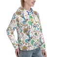 thumbnail image 6 of Lsque Fairy Flower Pattern Casual Women's Hoodie,Hooded Sweatshirt with Kangaroo Pocket,Pullover Hoodie with Eye-catching Drawstrings-Large, 6 of 7