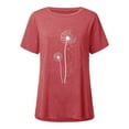 thumbnail image 4 of Women Valentine's Day Shirt Short Sleeve Casual Dressy Loose Tunic Tee Tops Heart Graphic T Shirt Blouse Gift for Her, 4 of 4