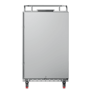 Edgestar Br7001 24 ثلاجة تحويل Kegerator واسعة النطاق للأذرع كاملة الحجم - غير القابل للصدأ