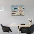 thumbnail image 3 of Beach Wall Art Nautical Bathroom Decor Ocean Sea Turtle Pictures Painting Motivational Quotes Teal Coastal Artwork Boat Seaside Canvas Home Decor Framed for Bathroom Bedroom Living Room 12"x16", 3 of 6